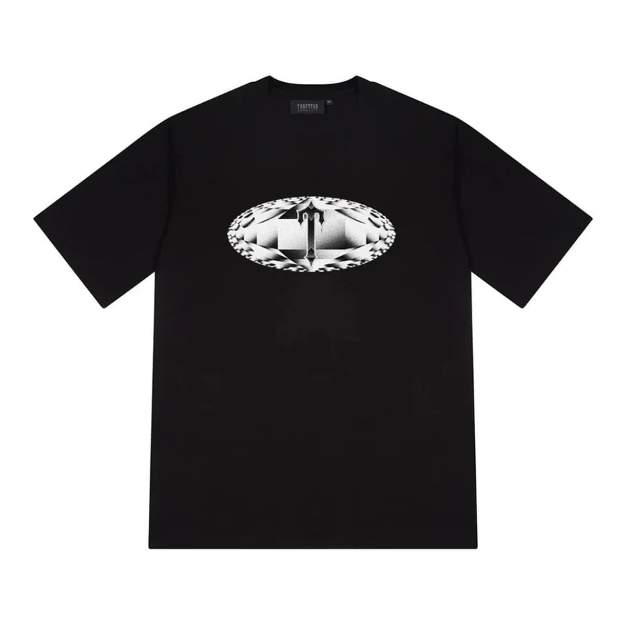 Trapstar Diamond In The Rough Tee Black