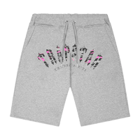 Trapstar Irongate Arch Camo Shorts – Grey/Pink