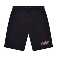 Trapstar TRP Flame Shorts – Black/Pink