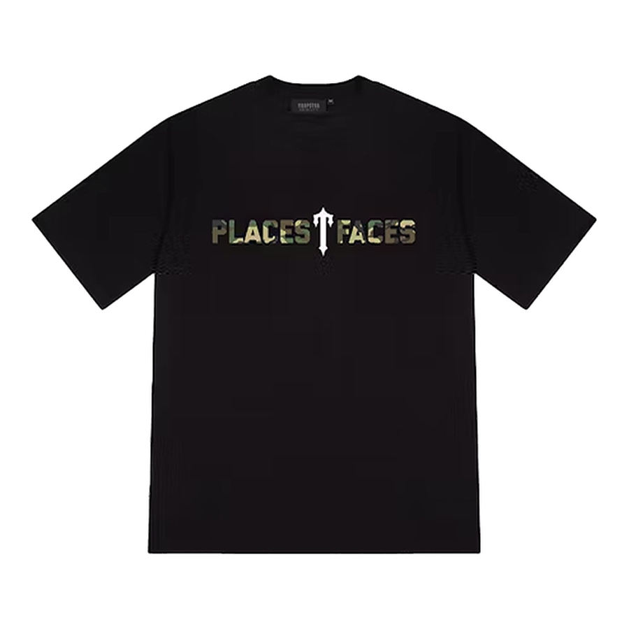 Trapstar x Places + Faces 2.0 Tee Black