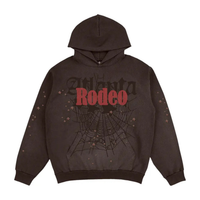 Travis Scott Cactus Jack x Sp5der Days Before Rodeo Mikina s kapucí hnědá