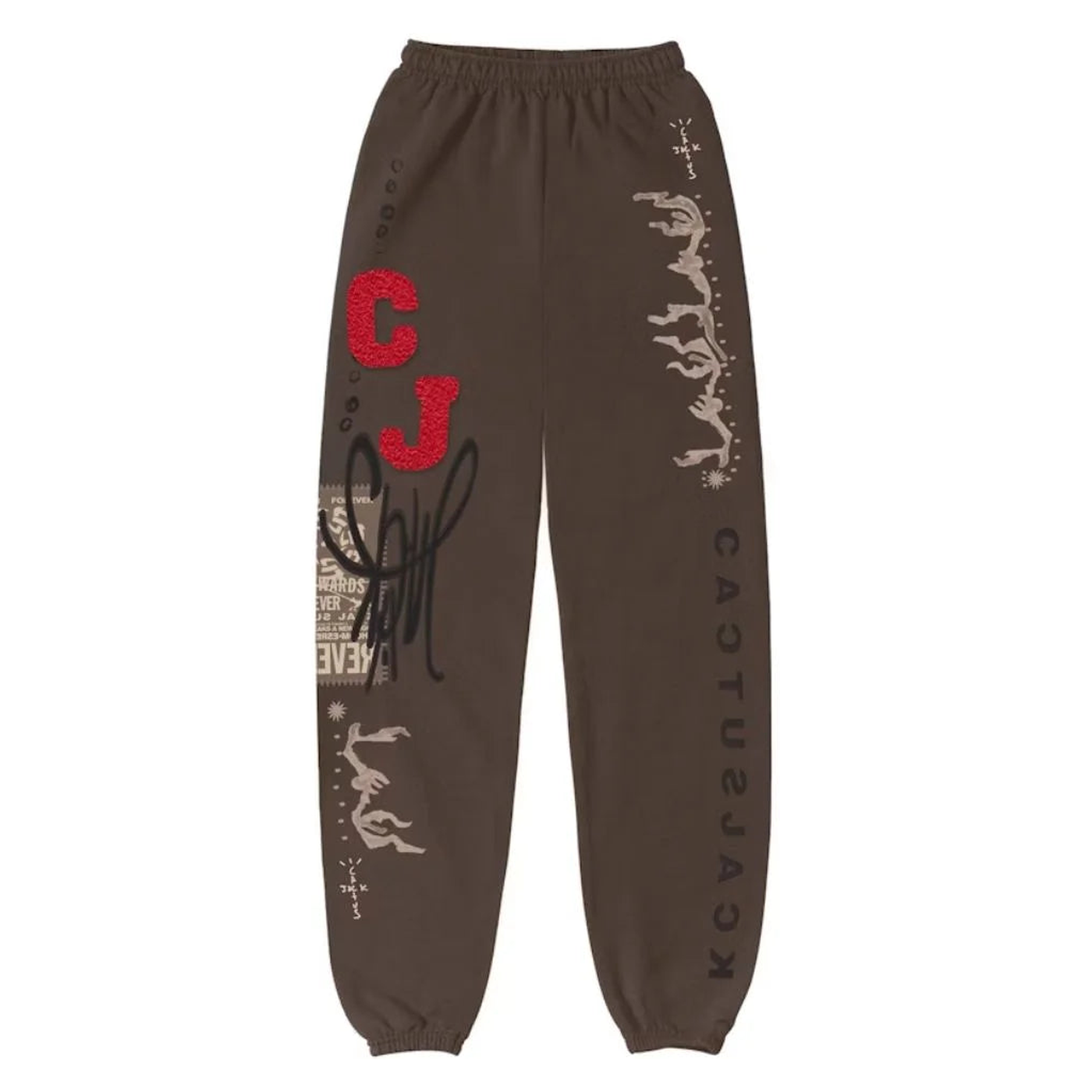 Travis Scott Flare Sweatpants Brown