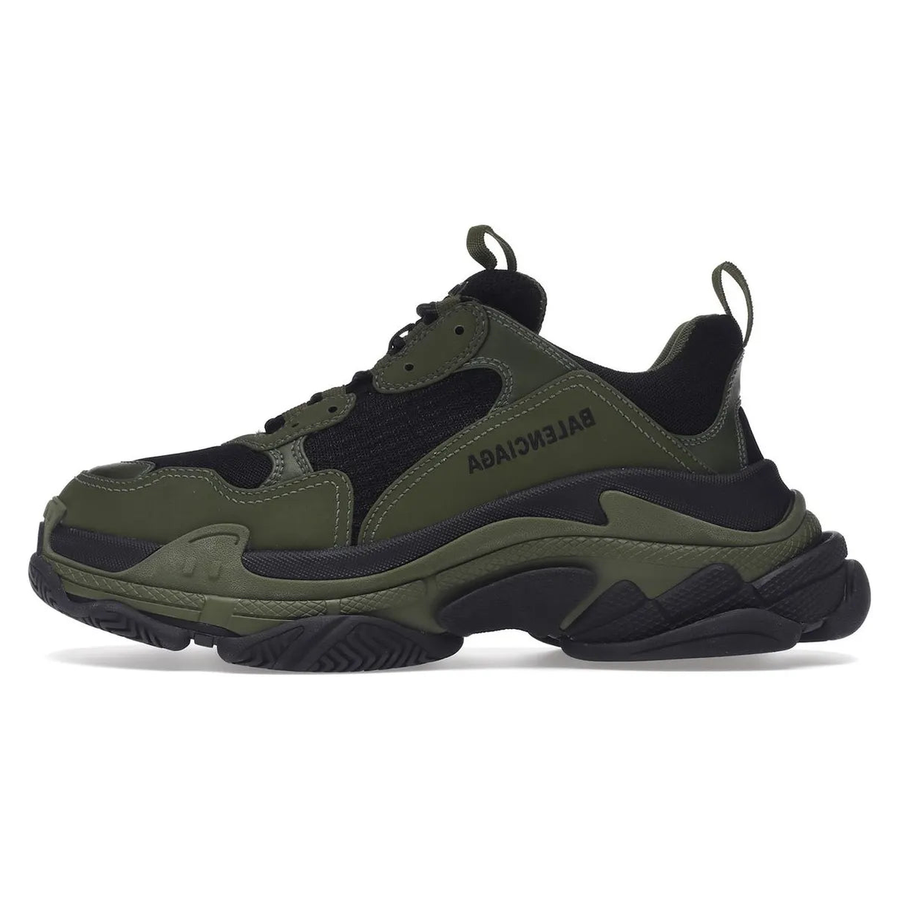 Triple S Dark Green Black