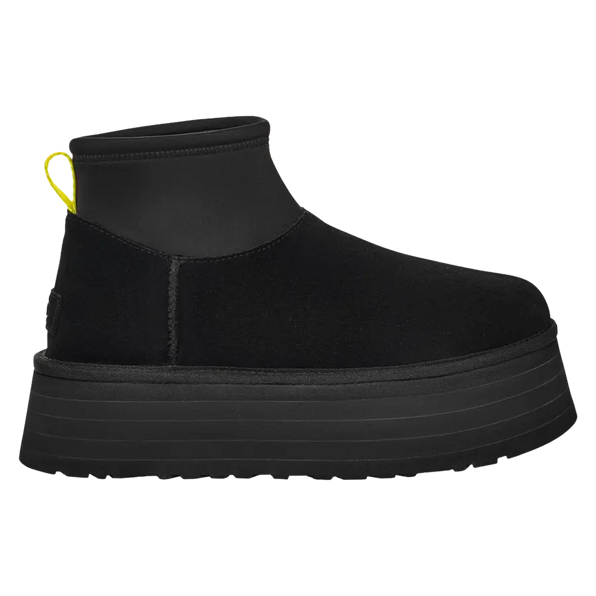 UGG Classic Mini Dipper Boot Black Yellow (Women's)