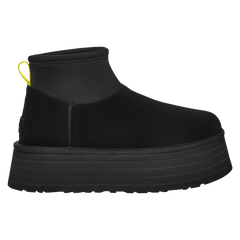 UGG Classic Mini Dipper Boot Black Yellow (Women's)