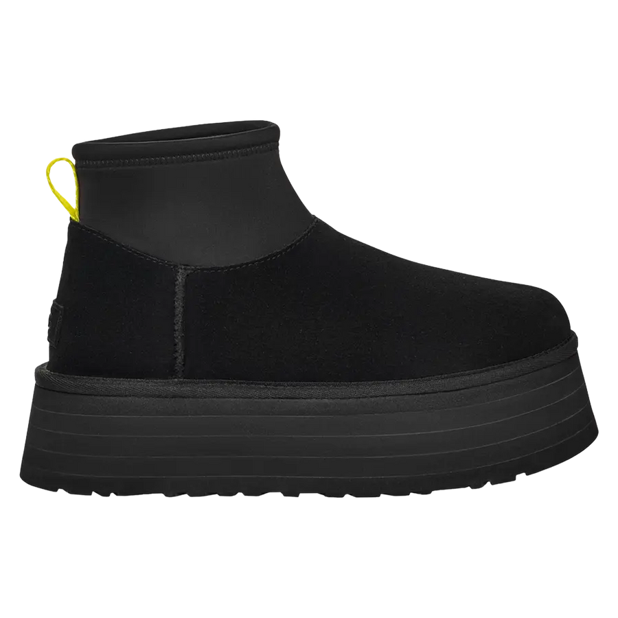 UGG Classic Mini Dipper Boot Black Yellow (Women's)