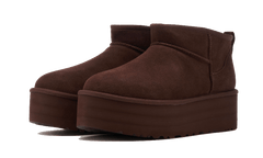 Dámské kozačky UGG Classic Ultra Mini Platform Boot Burnt Cedar