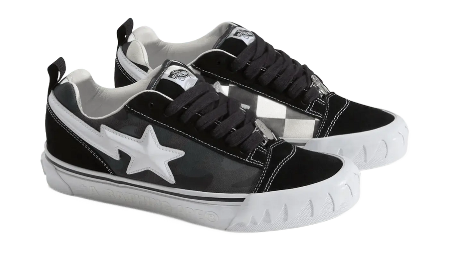 Vans Knu Skool Bape Camo Black