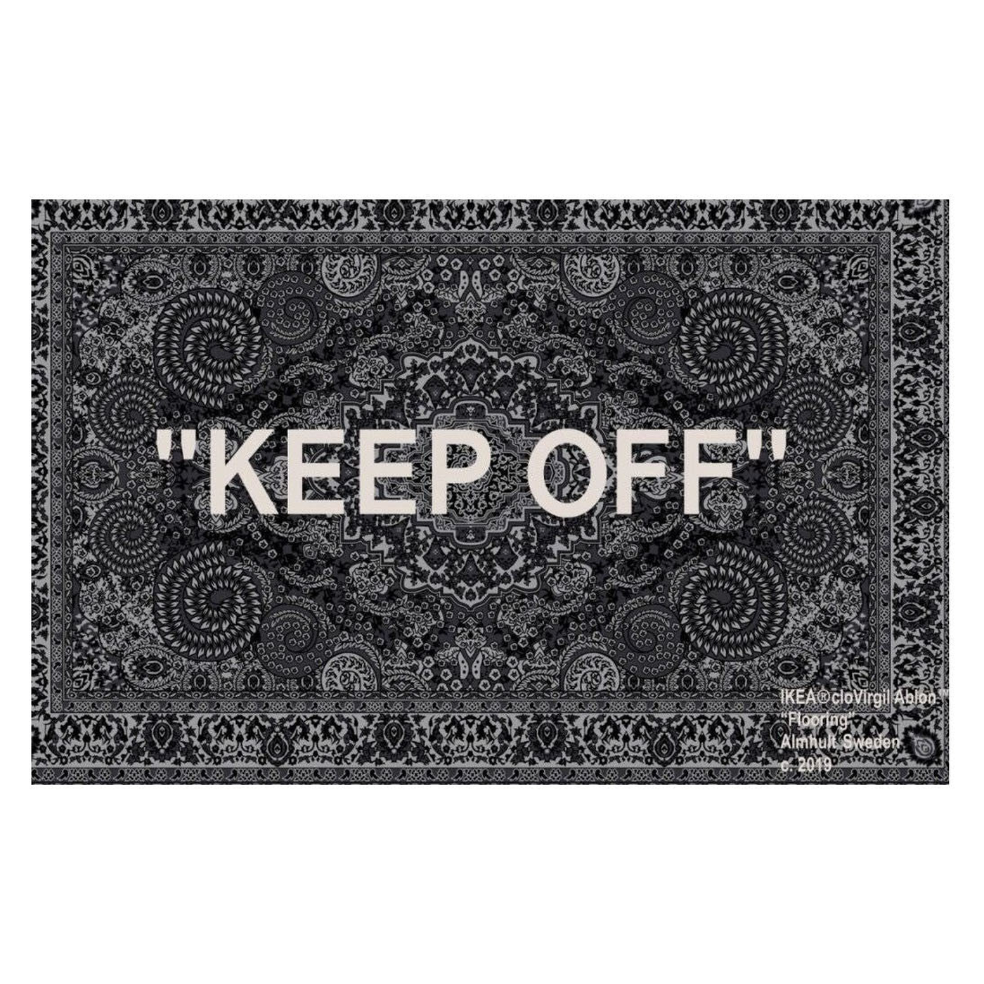 Virgil Abloh x IKEA "KEEP OFF"