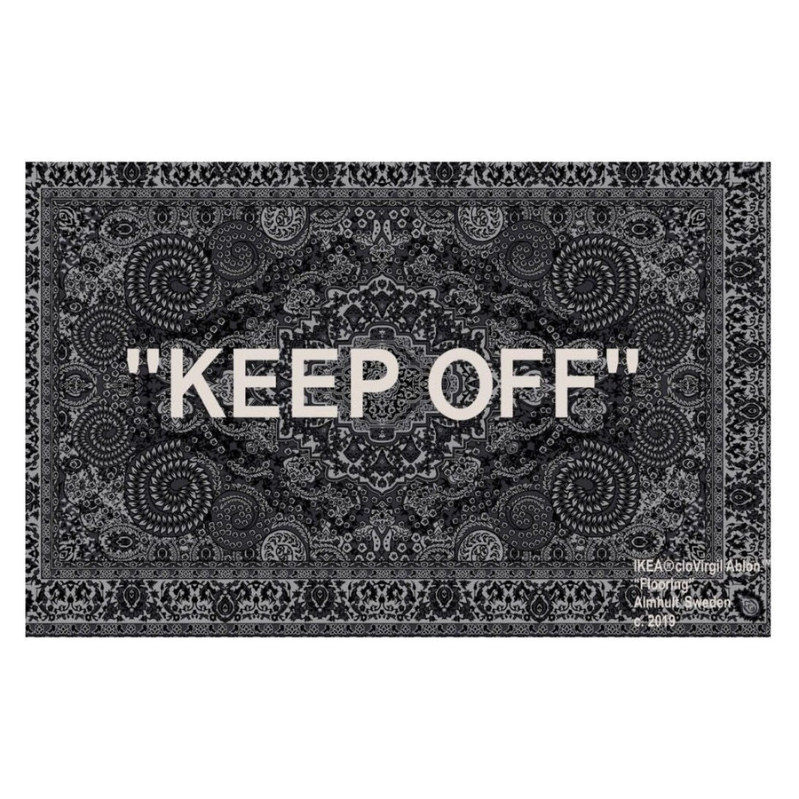 Virgil Abloh x IKEA "KEEP OFF"