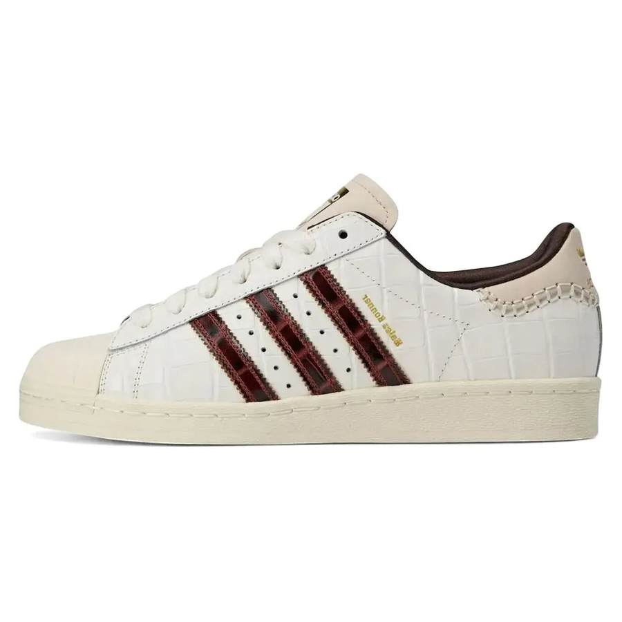 Wales Bonner x adidas Superstar White Brown Croc