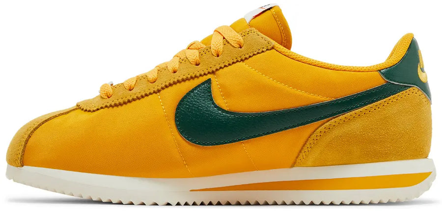 Nike Cortez Textile Yellow Ochre Gorge Green