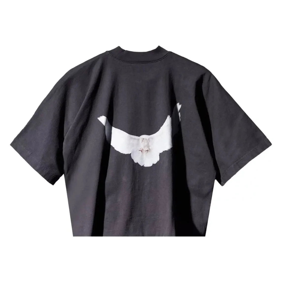 Yeezy Gap Engineered by Balenciaga Cropped Dove No Seam Tee Black