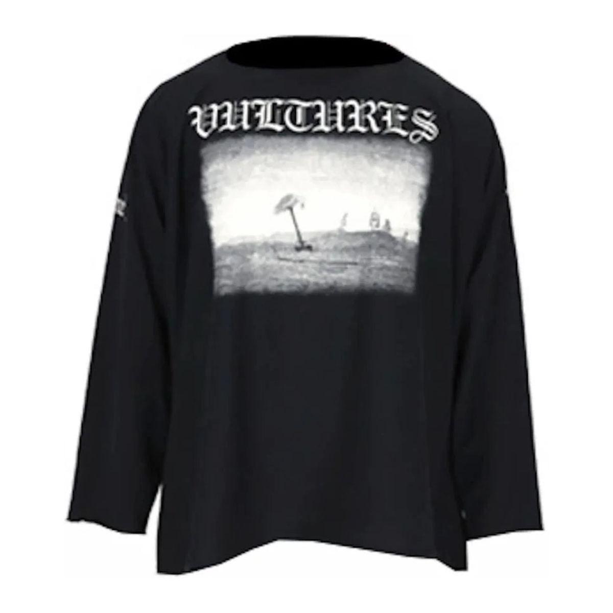 Yeezy Vultures Long Tee Black