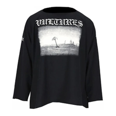 Yeezy Vultures Long Tee Black