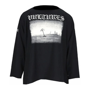 Yeezy Vultures Long Tee Black