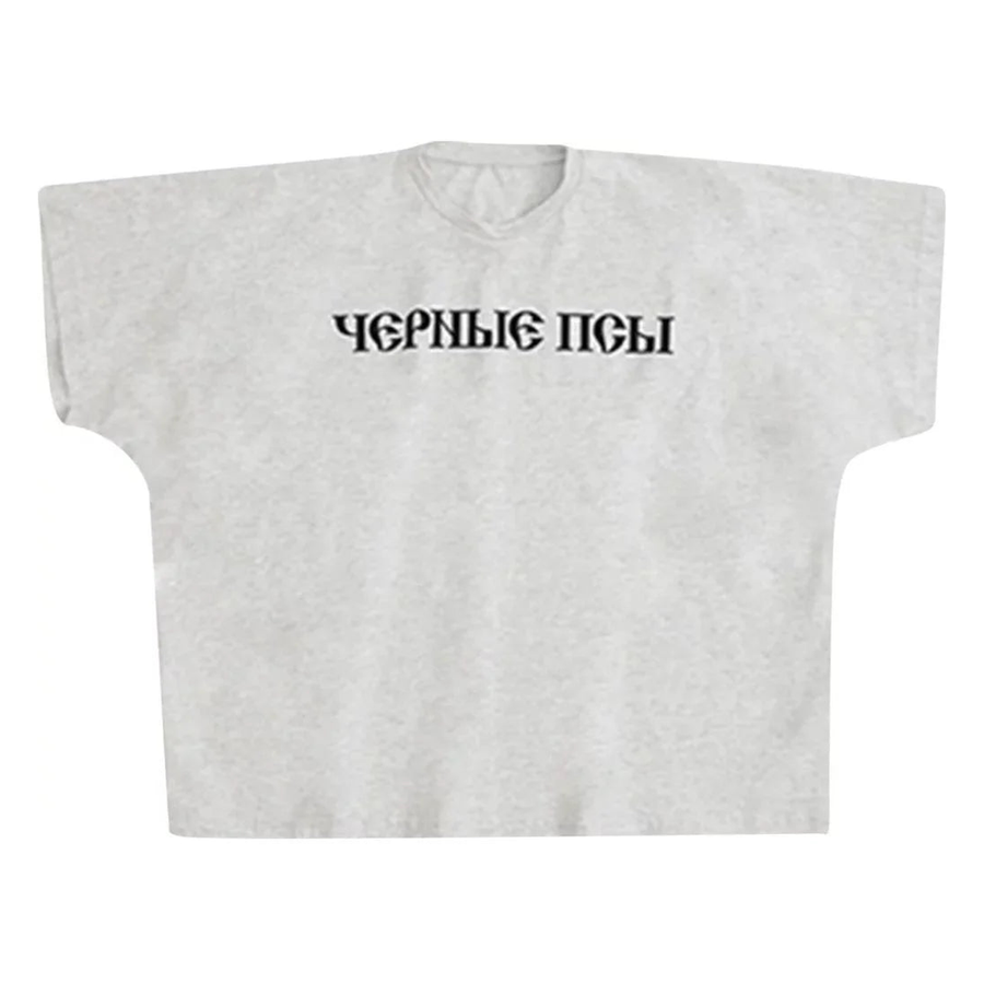 Yeezy x Gosha Black Dogs T-shirt Heather Grey