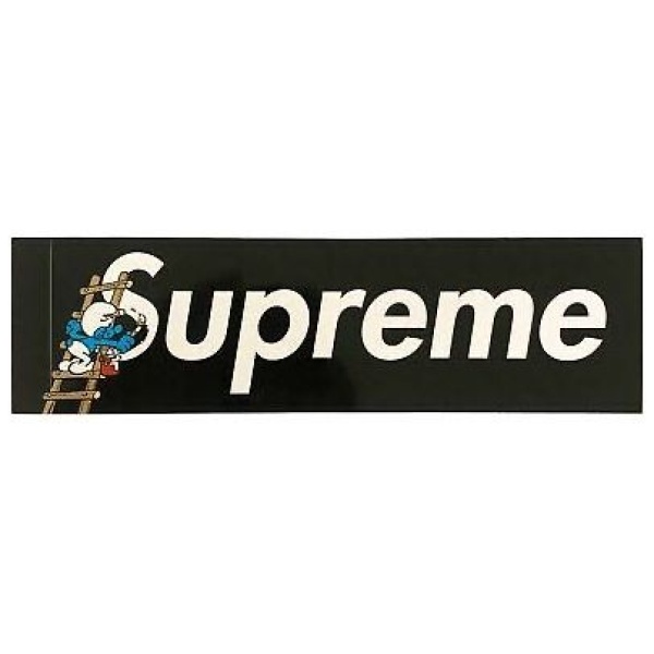 Supreme x Smurfs Box Logo