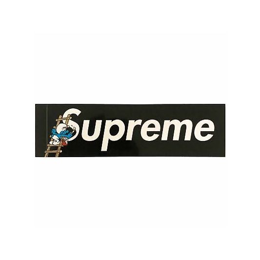 Supreme x Smurfs Box Logo