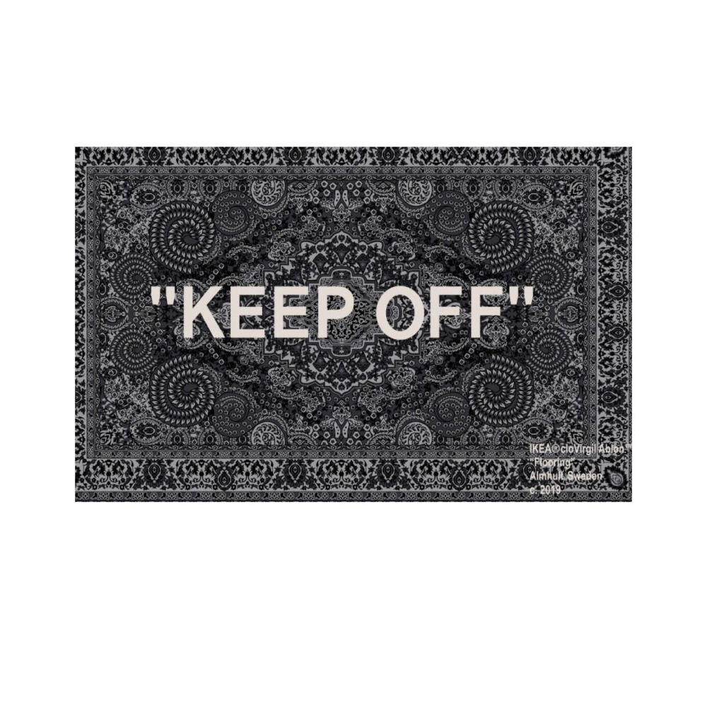 Virgil Abloh x IKEA "KEEP OFF"