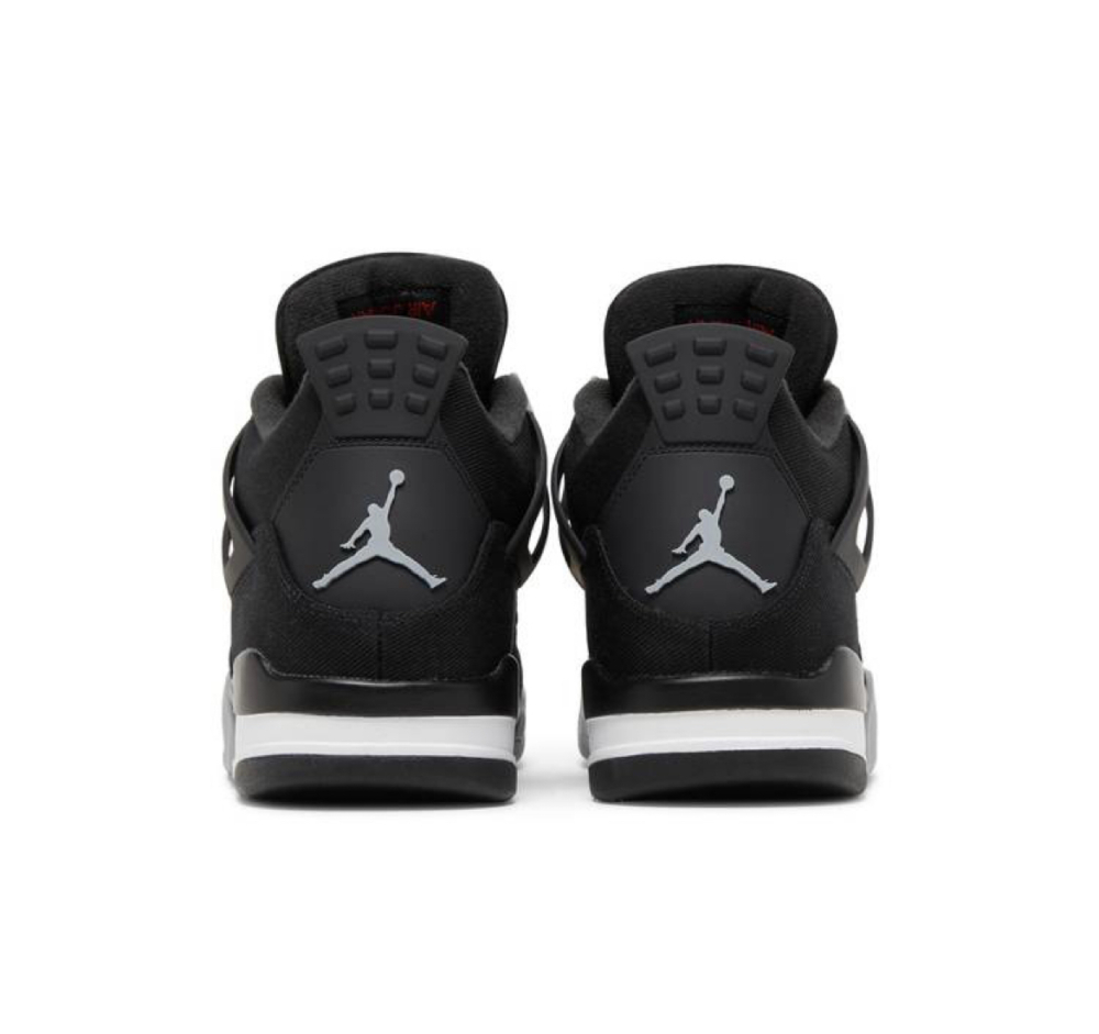 Air Jordan 4 Black Canvas