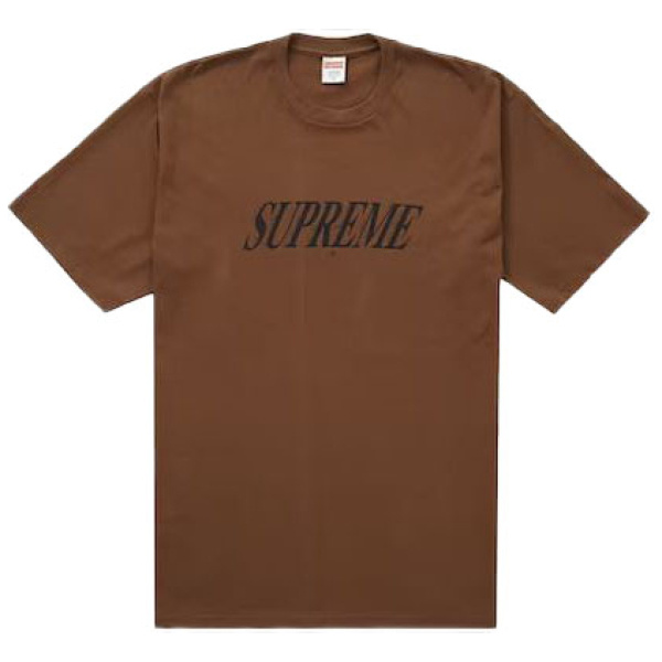 SUPREME-SLAP-SHOT-TEE-BROWN