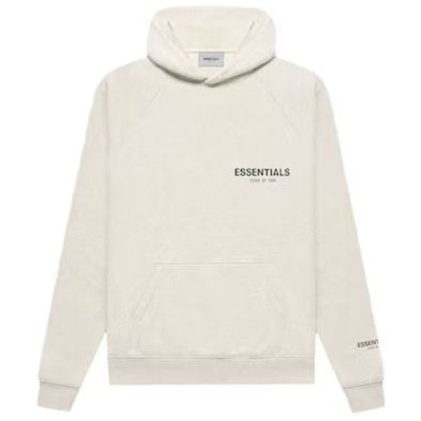 Fear of God Light Heather Oatmeal Essentials Core Collection Pullover