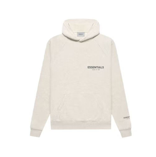 Fear of God Light Heather Oatmeal Essentials Core Collection Pullover