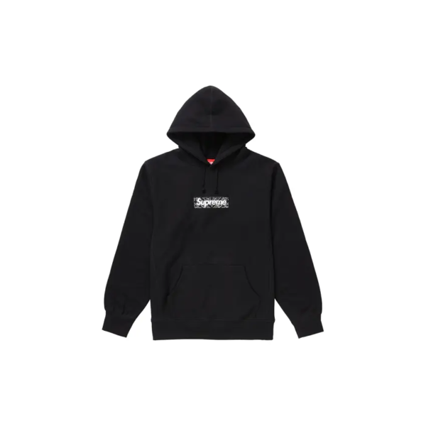 Supreme Bandana Box Logo Hooded Sweatshirt Black