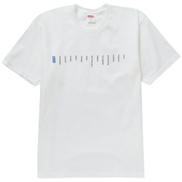 Supreme Location Tee White