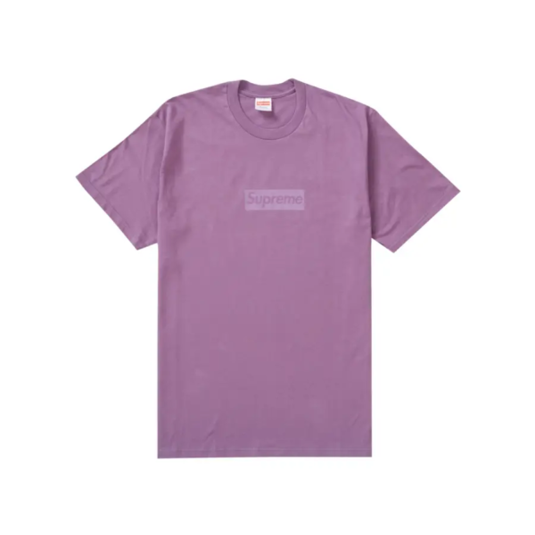 Tričko s logem Supreme Tonal Box Dusty Purple