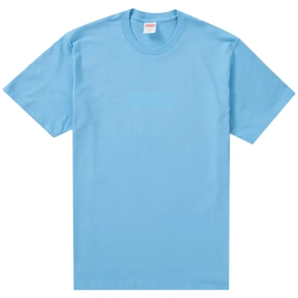 Supreme Tonal Box Logo Tee Bright Blue