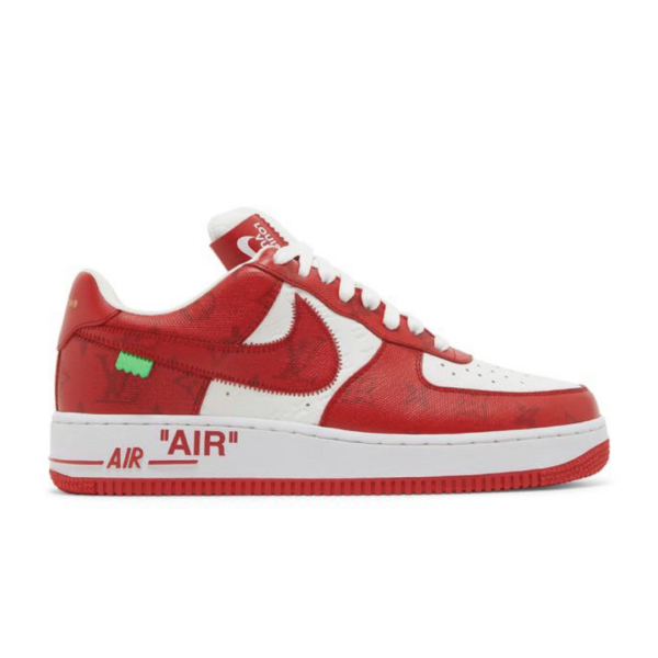 Nike Air Force 1 Low x Louis Vuitton White Comet Red