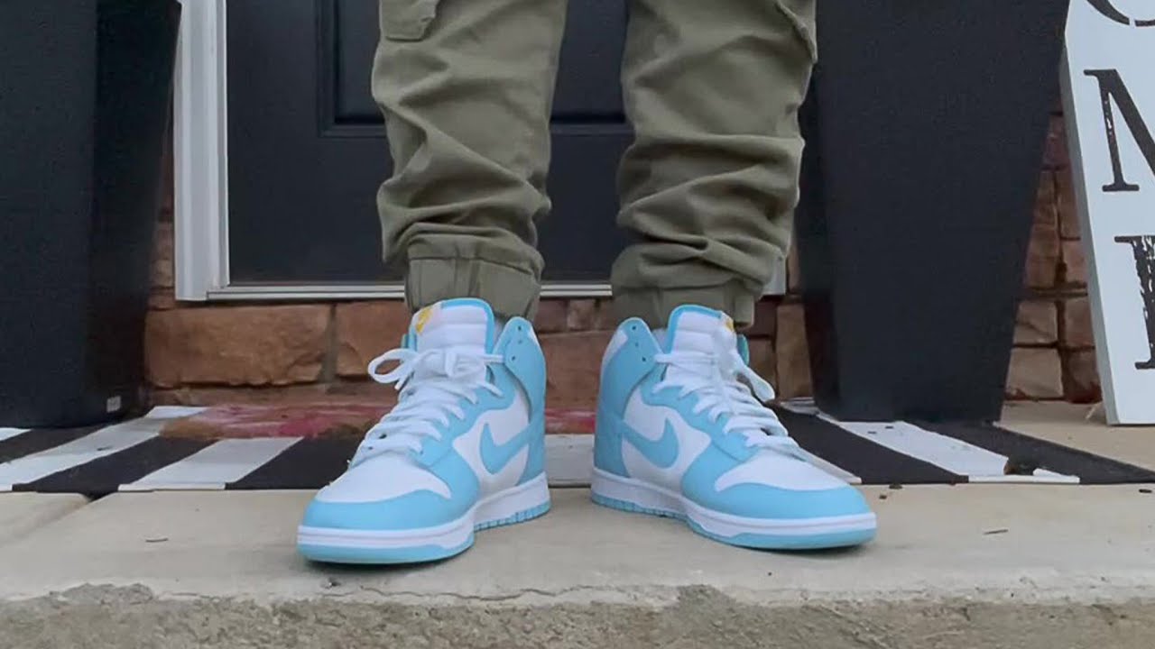 Nike Dunk High Blue Chill: Stylowy Sneaker