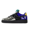 Nike Air Force 1 Low x Louis Vuitton Black Metallic Silver
