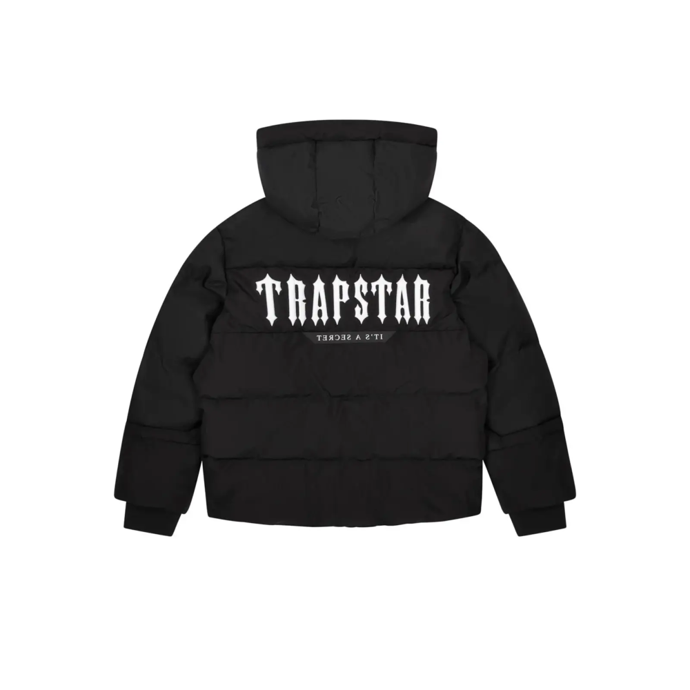 Trapstar Decoded Hooded Puffer - 2.0 Black 2023