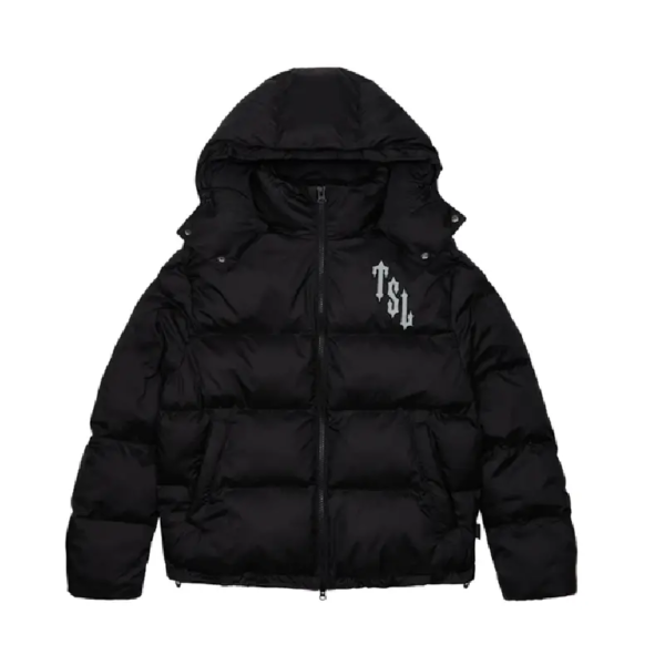 Trapstar Shooters Hooded Puffer Black Reflective