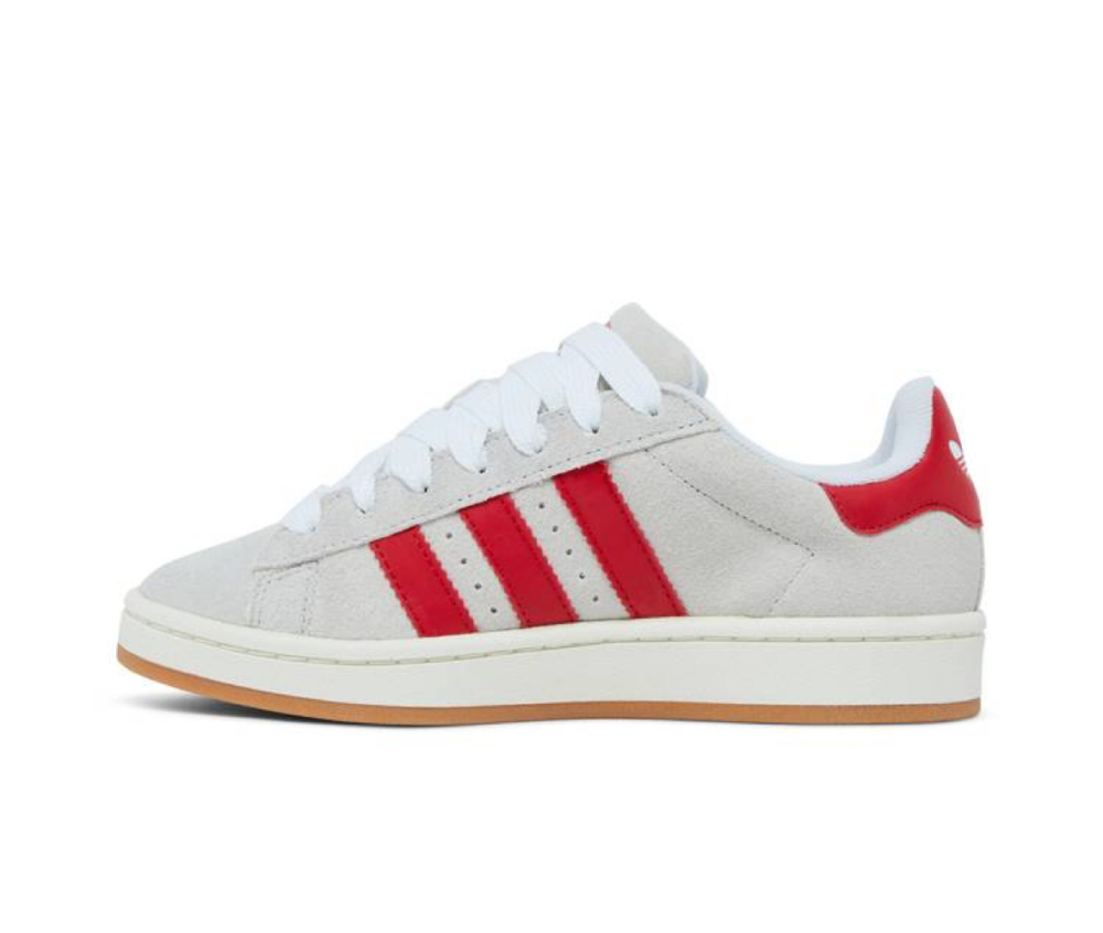 Adidas Campus 00s Crystal White Better Scarlet