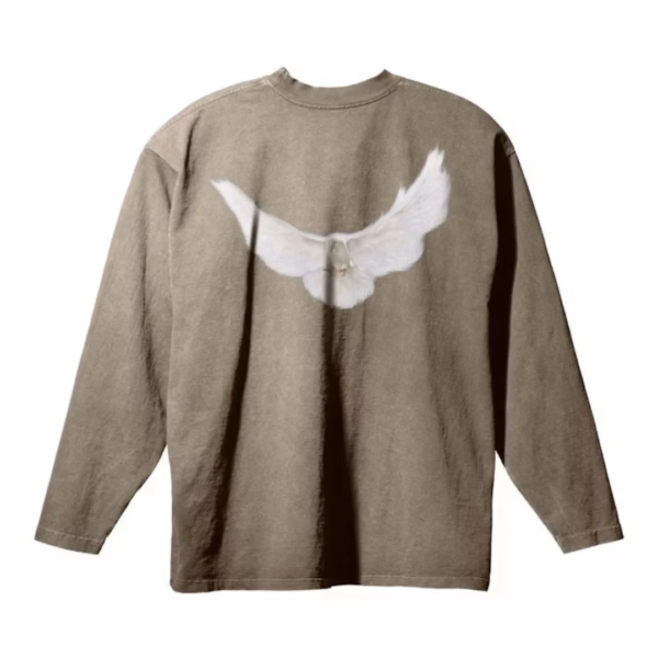 Yeezy X Gap X Balenciaga Dove Longsleeve Tee „Beige” 2