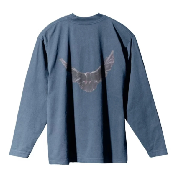 eezy X Gap X Balenciaga Dove Longsleeve Tee „Blue” 2