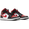 Air Jordan 1 Mid Bred Toe - obrazek 5