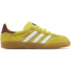 Adidas Gazelle Indoor Bright Yellow Collegiate Burgundy