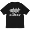 Stussy Surfwalk Pigment Dyed Tee Black - obrazek 2
