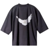 Yeezy Gap Engineered by Balenciaga Dove 3/4 Sleeve Tee Black - obrazek 2