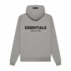 Fear of God Essentials Hoodie Dark Oatmeal - Image 2