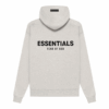 Fear of God Essentials Hoodie Light Oatmeal - obrazek 2
