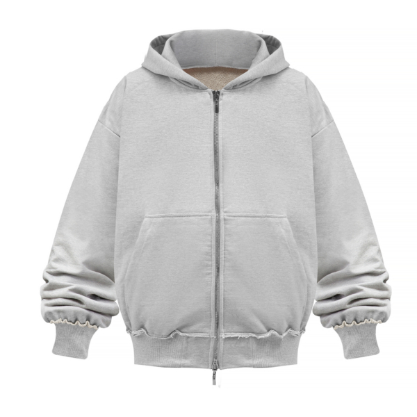 MSC DESIGN Grey Hoodie Zipper