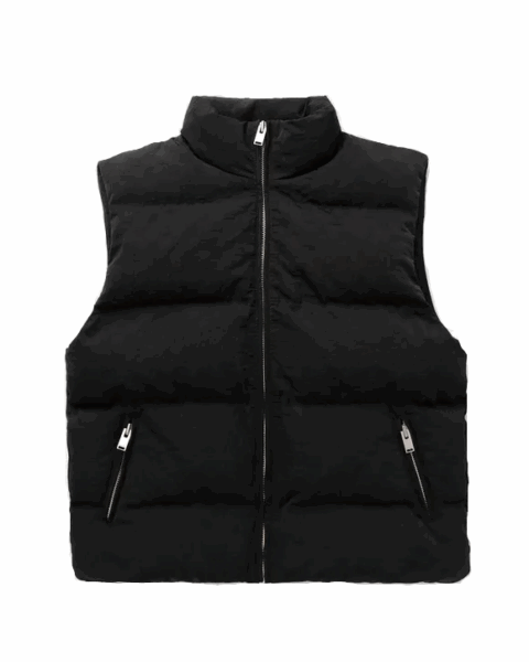 MISBHV Monogram Embossed Puffer Vest