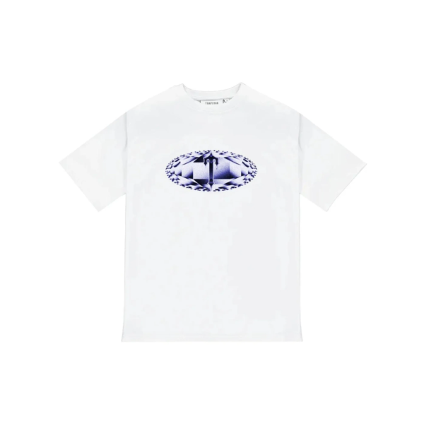 Trapstar Diamond In The Rough Tee Blue Gem
