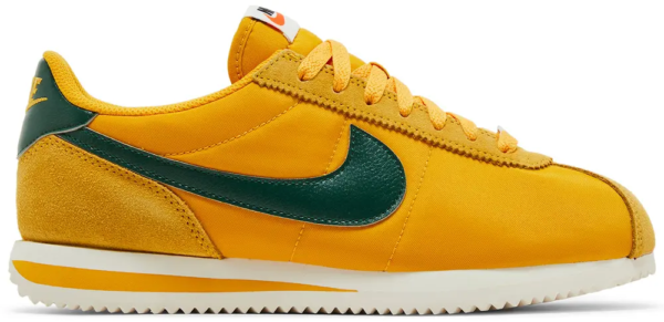 Nike Cortez Textile Yellow Ochre Gorge Green